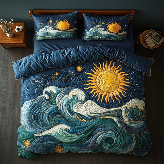 Ocean Sunburst WN1203069CL Duvet Cover Set