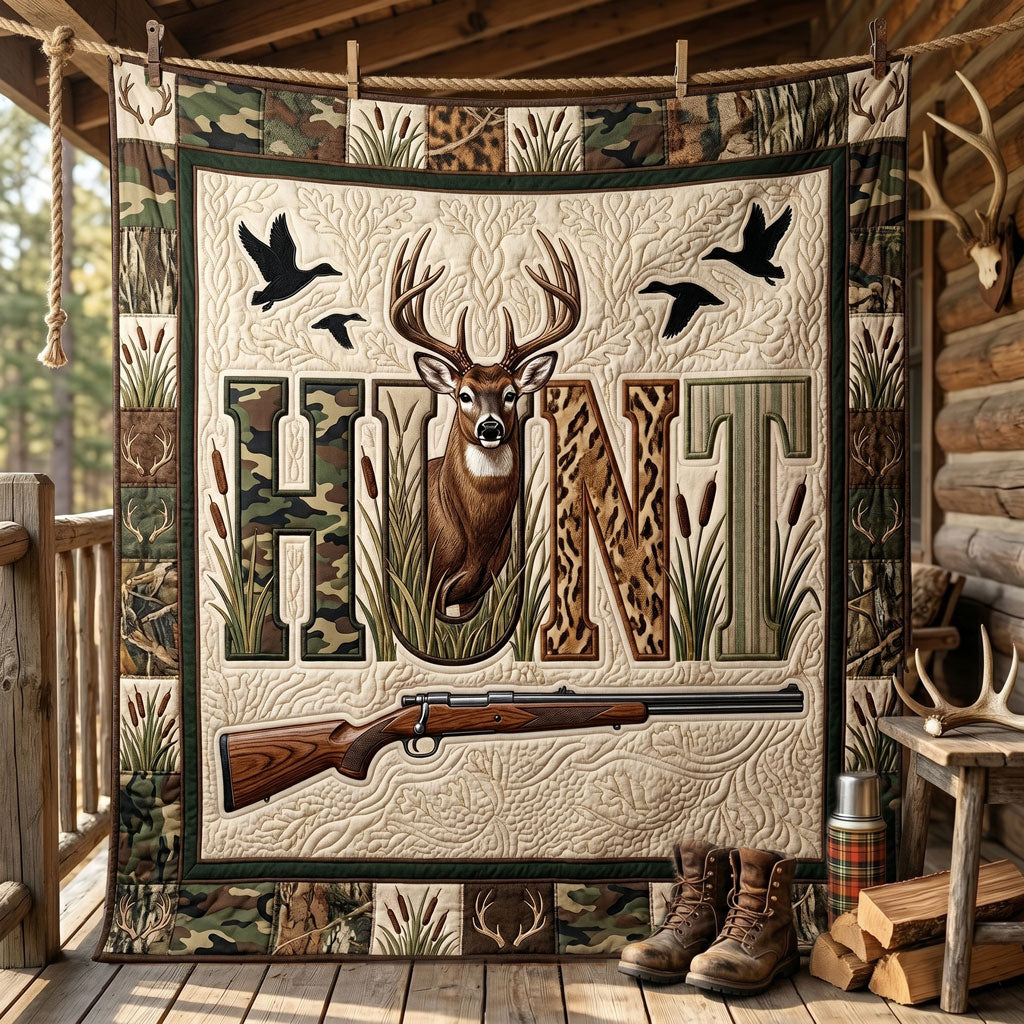 Hunt Deer Camouflage WN1205011CL Quilt