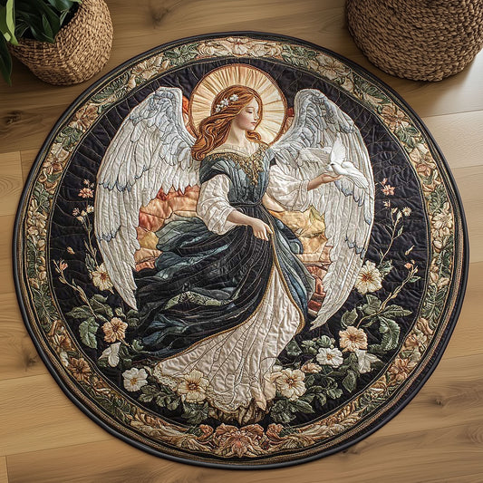 Guardian Angel WN0505026CL Quilted Round Mat