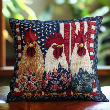 American Rooster Pride WN1002088CL Quilt Pillow Case