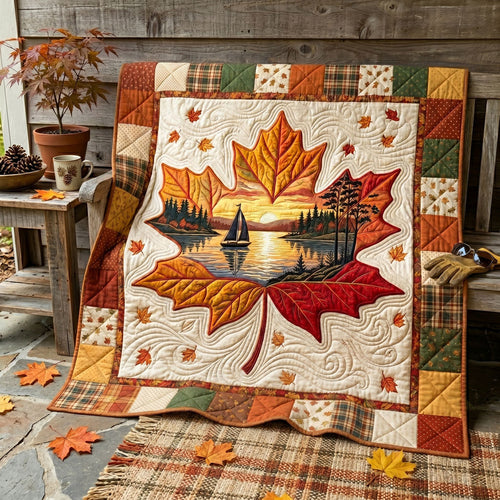 Maple Sunset Lake WN1806007CL Quilt