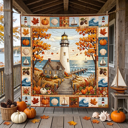 Autumn Lighthouse Haven WN2006004CL Quilt