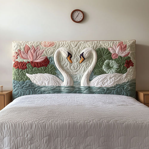 Swan Couple QA1201042CL Quilted Headboard Slipcover