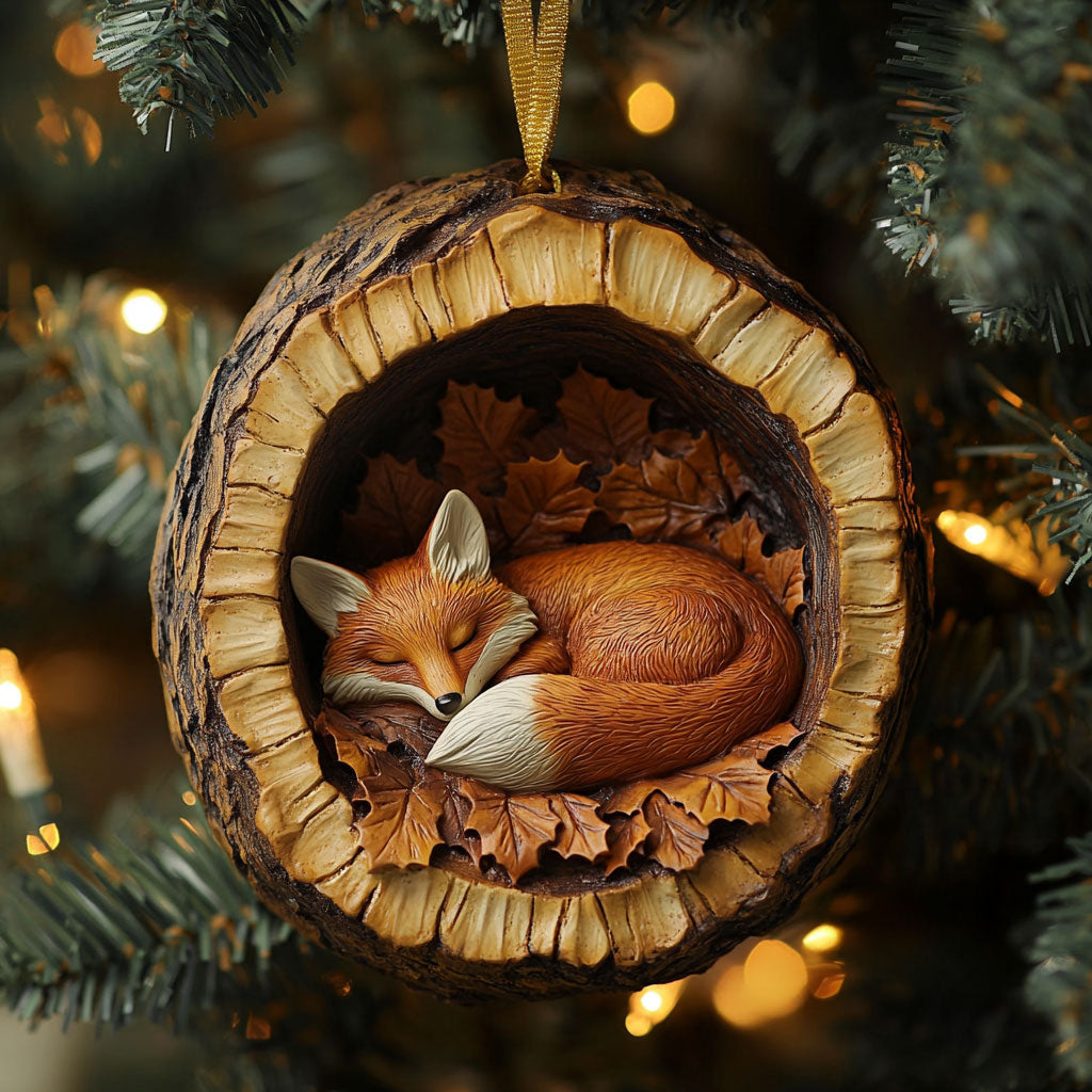 Woodland Fox Dream CW0311021CL Christmas Ornament