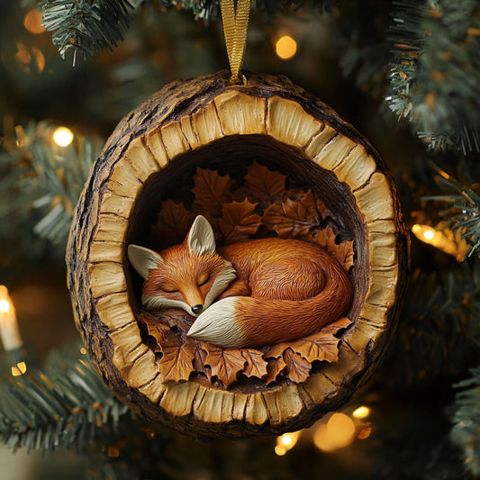 Woodland Fox Dream CW0311021CL Christmas Ornament