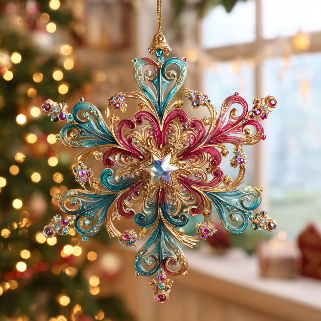 Coral Snow CW0912010CL Christmas Ornament