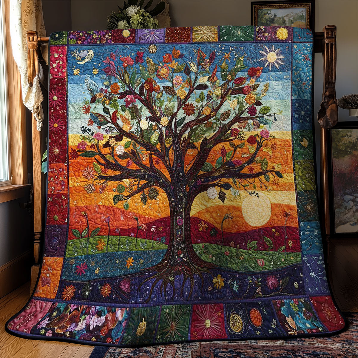 Autumn Tree Of Life WN0301004CL Quilt