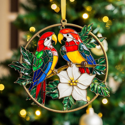 Vibrant Parrot CW1012066CL Christmas Ornament