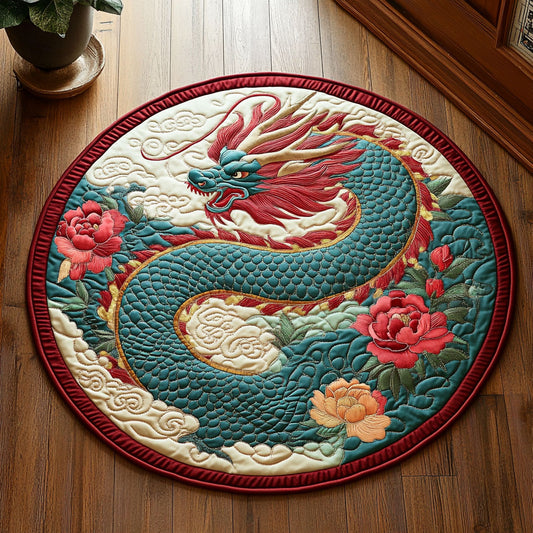 Cloud Wyrm CP2709116CL Quilted Round Mat