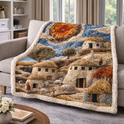 Rustic Countryside KL3001009CL Faux Fur Throw Blanket