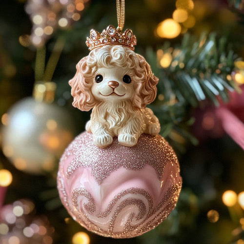 Poodle Charm CW2911019CL Christmas Ornament