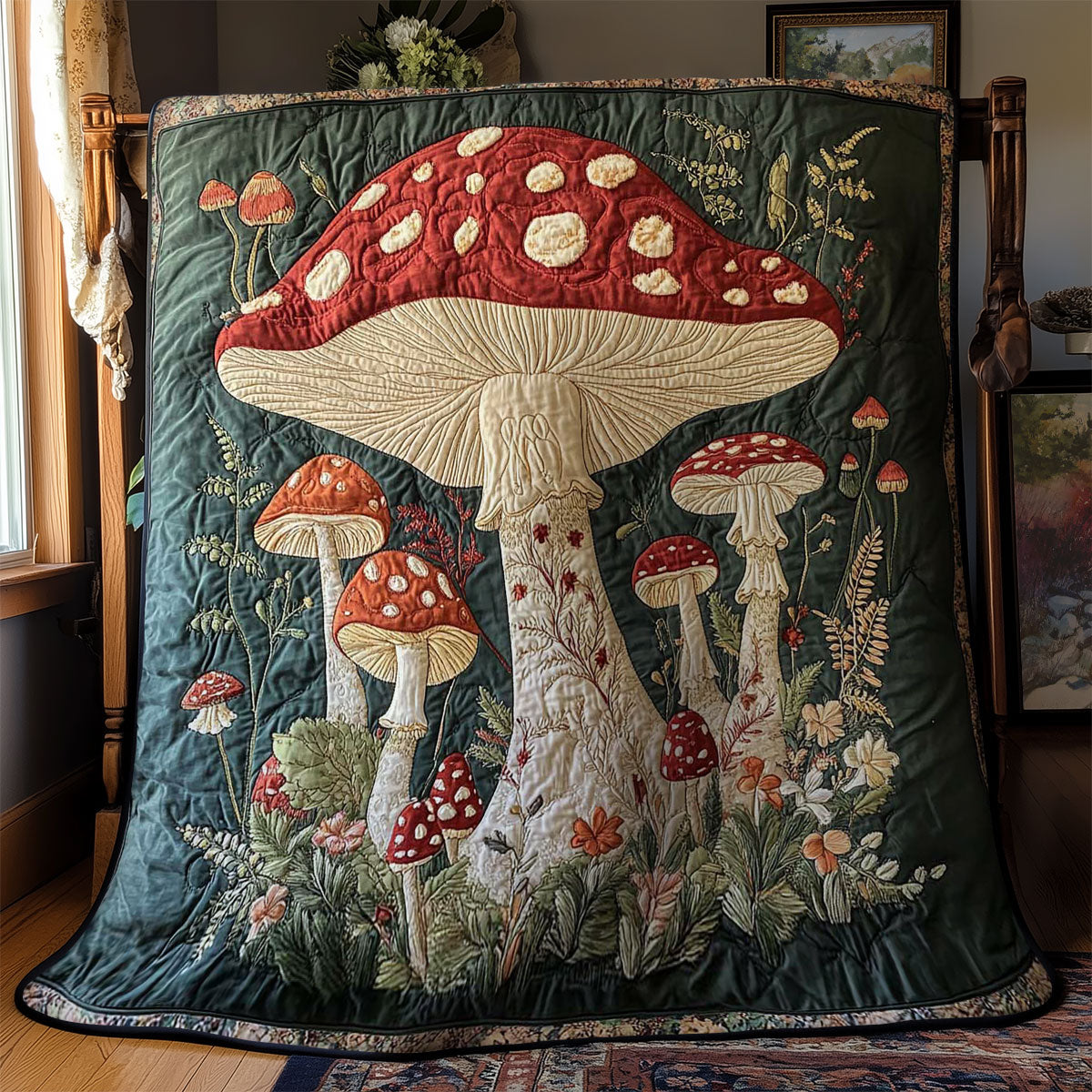 Moonlight Mushroom WN2403067CL Quilt