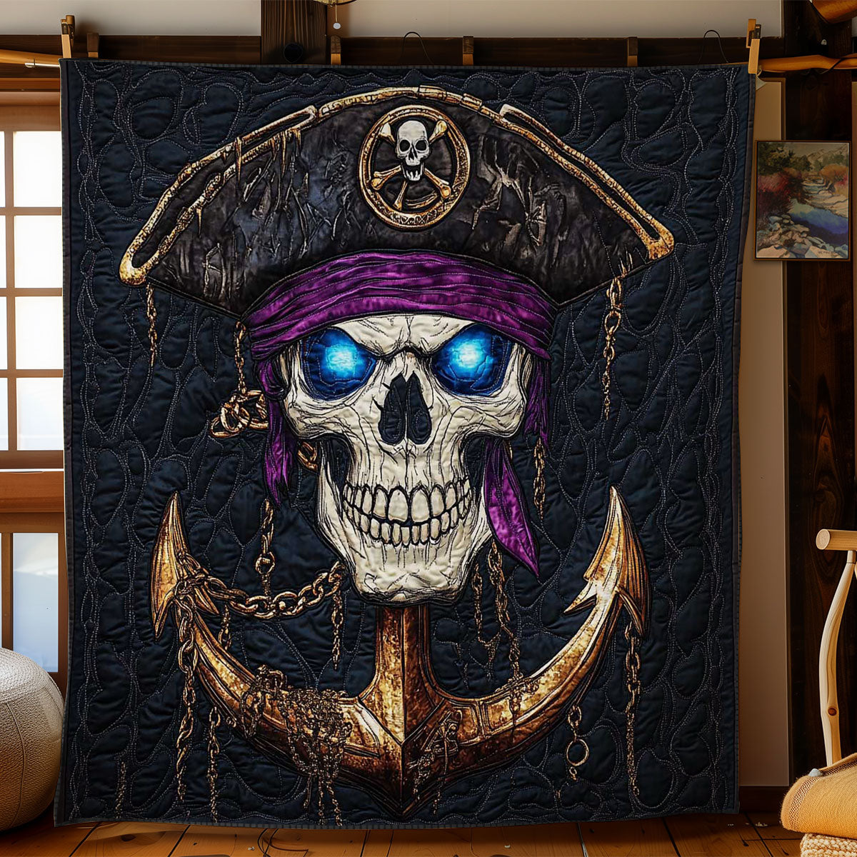 Oceanic Skull WN2301019CL Quilt