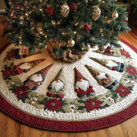 Cozy Gnome CW1510031CL Quilted Christmas Tree Skirt