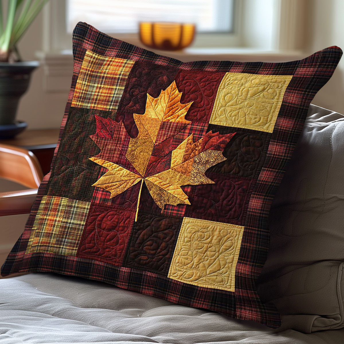 Autumn Maple WN0802093CL Quilt Pillow Case