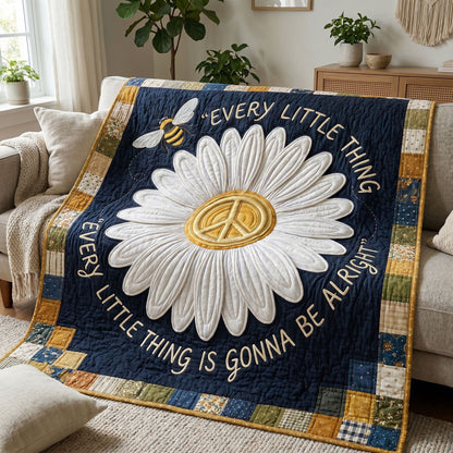 Bee & Daisy Peace Vibes WN2804002CL Quilt