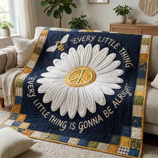 Bee & Daisy Peace Vibes WN2804002CL Quilt