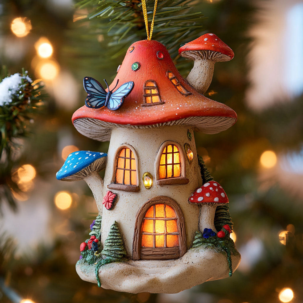 Mushroom Warm Glow WN1112041CL Christmas Ornament