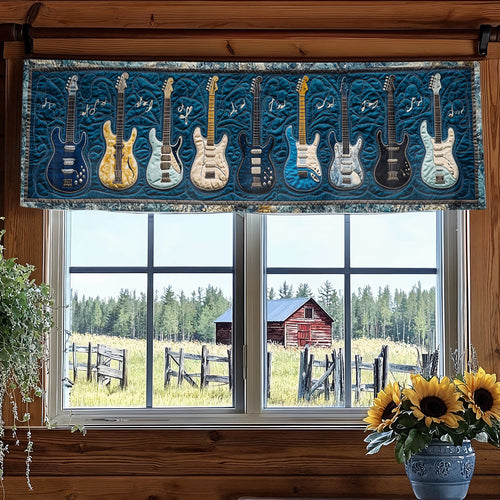 Guitar Groove WN0407110CL Quilted Valance