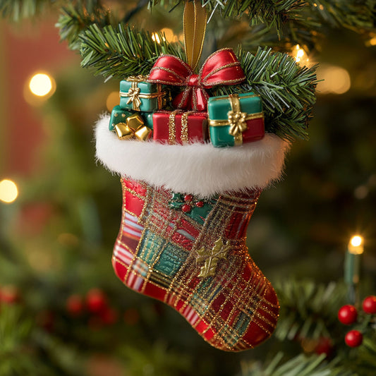 Cozy Stocking CW0311030CL Christmas Ornament