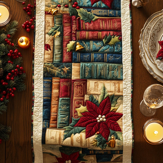 Magic Of Pages XR1011047CL Quilted Table Runner