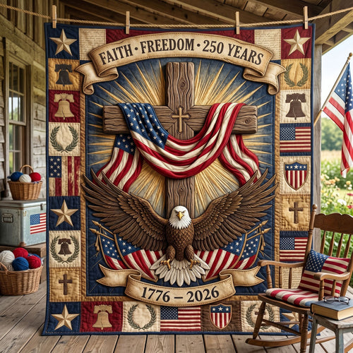 Liberty And Faith 250th Anniversary WN2605009CL Quilt