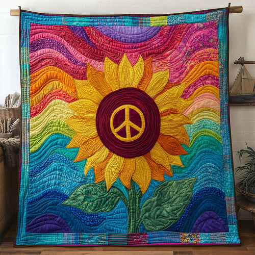 Wild Bloom Sunflower WN0901096CL Quilt