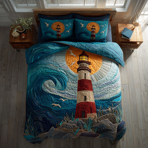 Lighthouse by Sea CW1301047CL Duvet Cover Set