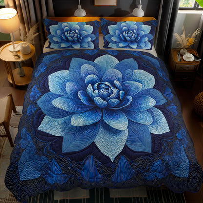 Deep Blue Flower WN1103108CL Duvet Cover Set