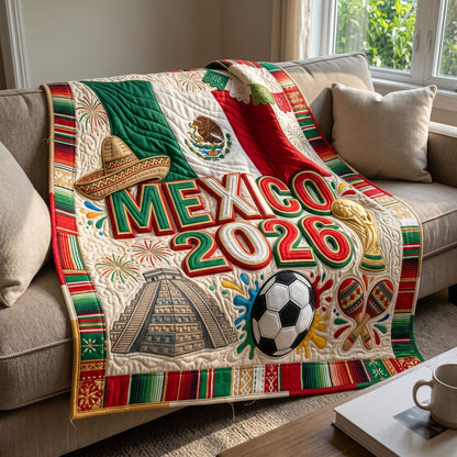 Mexico 2026 Fiesta Soccer WN1704012CL Quilt