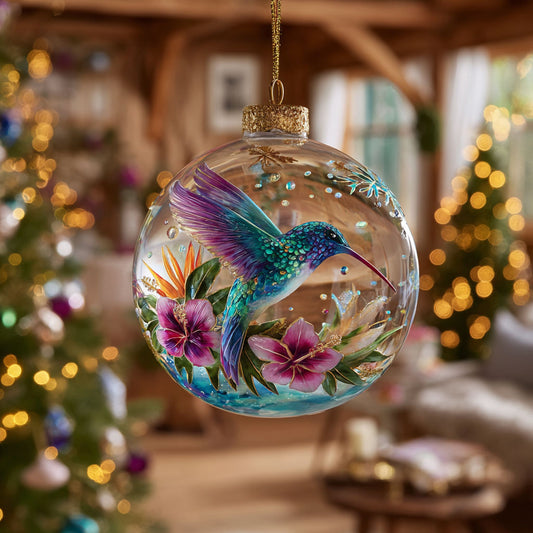 Garden Jewel Hummingbird CW0412091CL Christmas Ornament