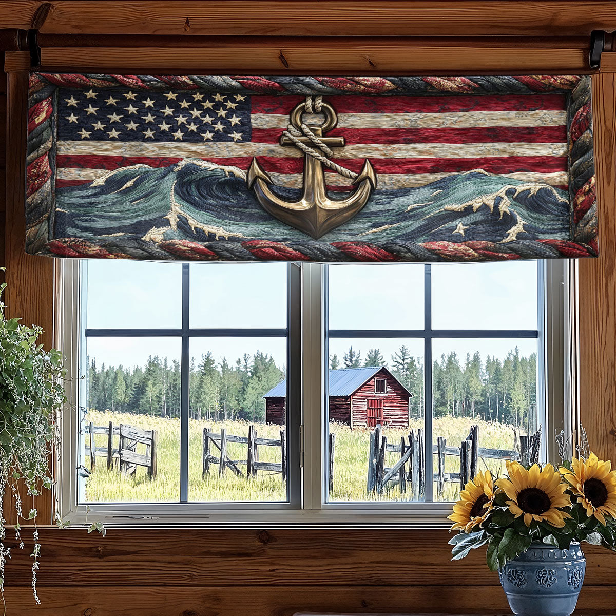 Anchor Maritime WN0906086CL Quilted Valance