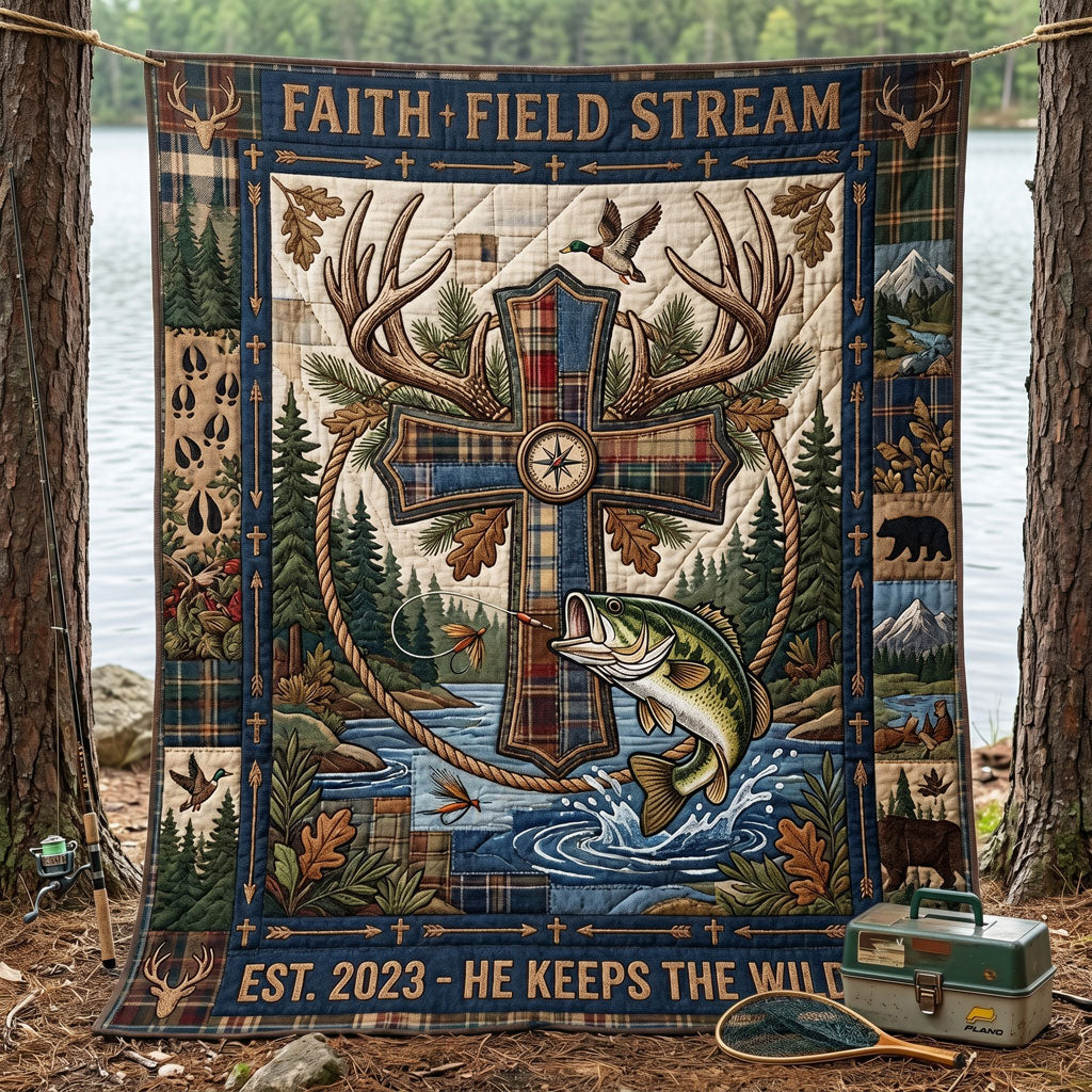 Guided By Faith Outdoors WN2104015CL Quilt