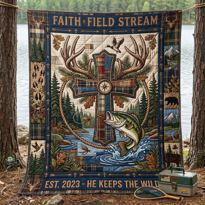 Guided By Faith Outdoors WN2104015CL Quilt