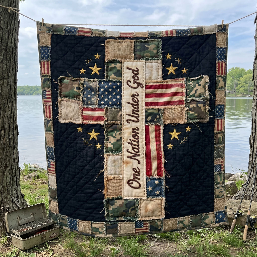 Freedom Faith Patchwork WN2104014CL Quilt