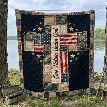 Freedom Faith Patchwork WN2104014CL Quilt
