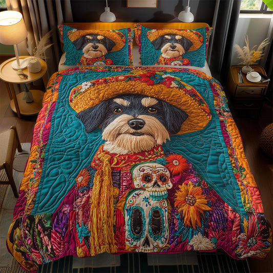 Colorful Schnauzer Traditions WN0302048CL Duvet Cover Set