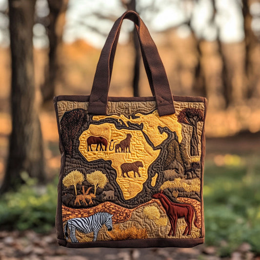 African Majesty WN2309007CL Quilted Tote Bag
