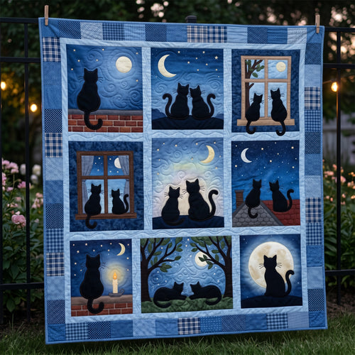 Moon Black Cat XR2204002CL Quilt