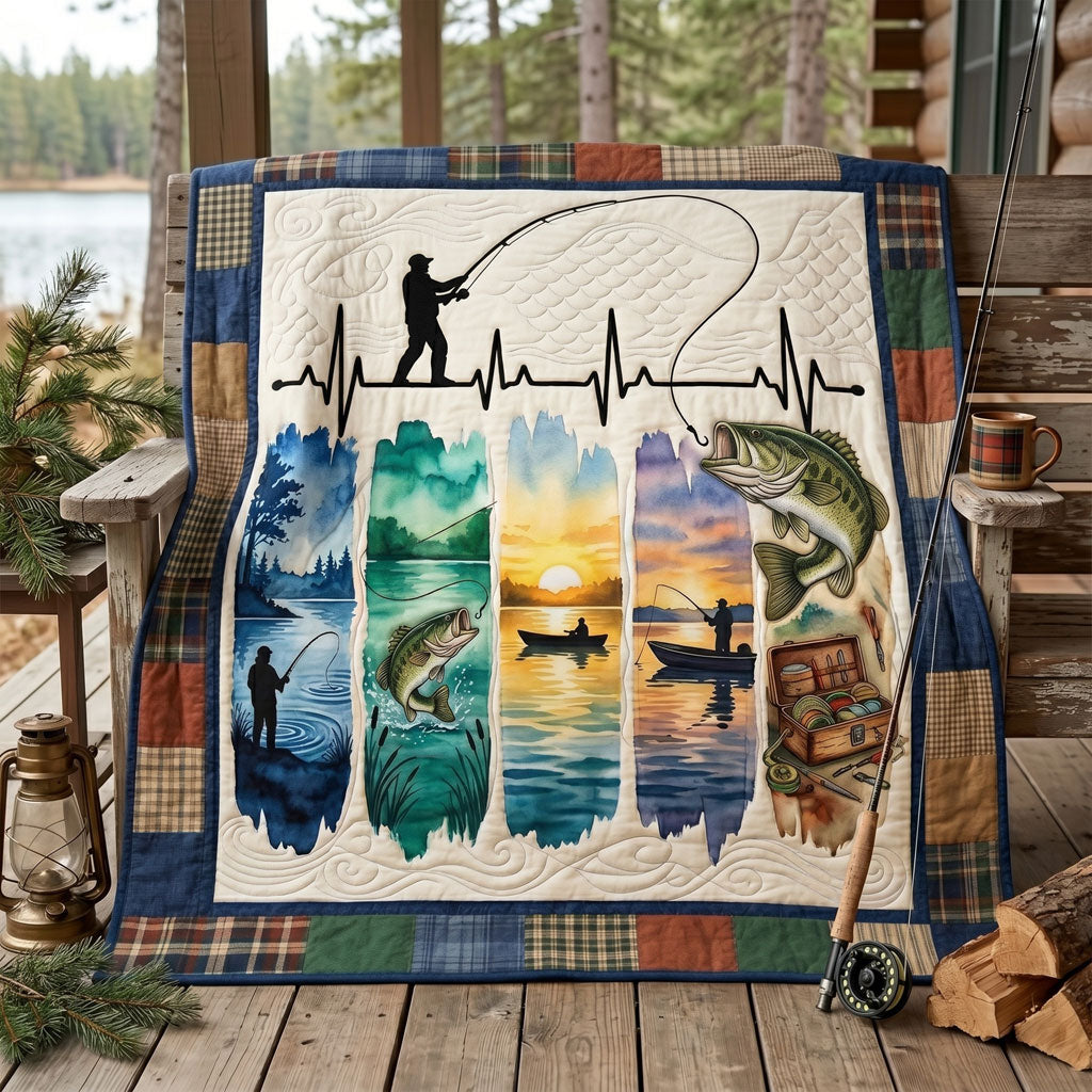 Fishing Life Pulse WN1506008CL Quilt