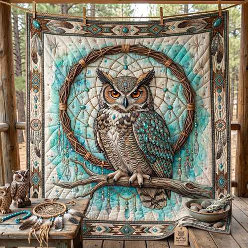 Spirit Owl Dreamcatcher WN0606012CL Quilt