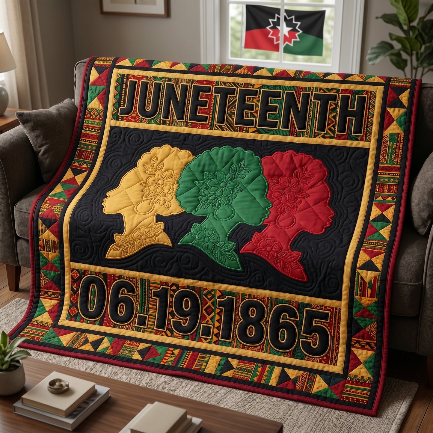 Juneteenth 1865 Free XR1404008CL Quilt