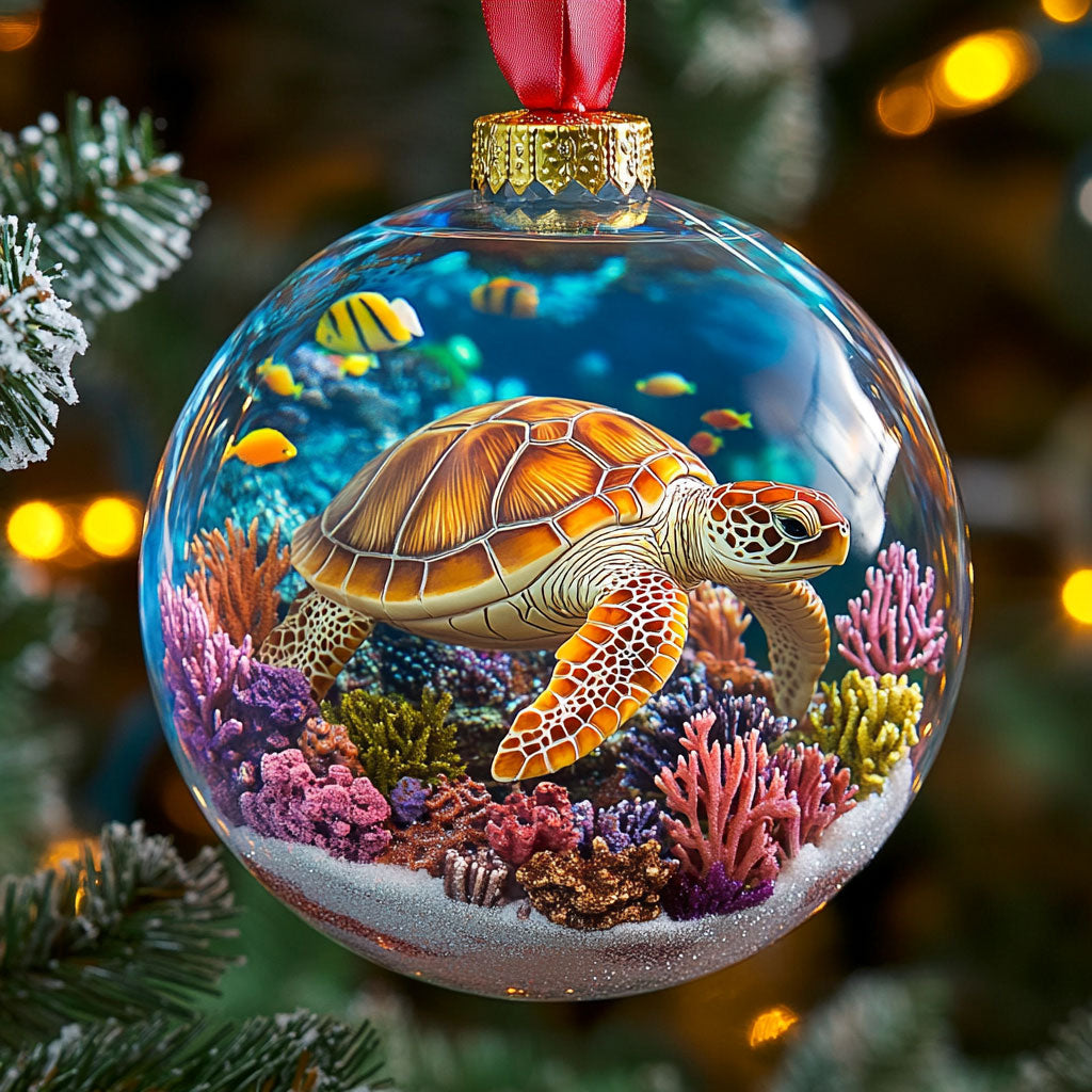 Turtle Marine CW2511047CL Christmas Ornament