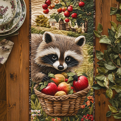 Red Apple Mischief WJ1406036CL Quilted Table Runner