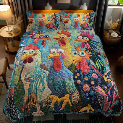 Goofy Chicken Funny WN2602071CL Duvet Cover Set