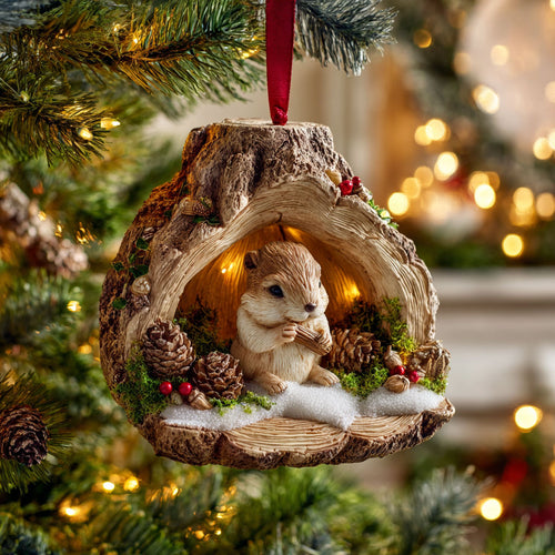 Cozy Beaver CW0312001CL Christmas Ornament