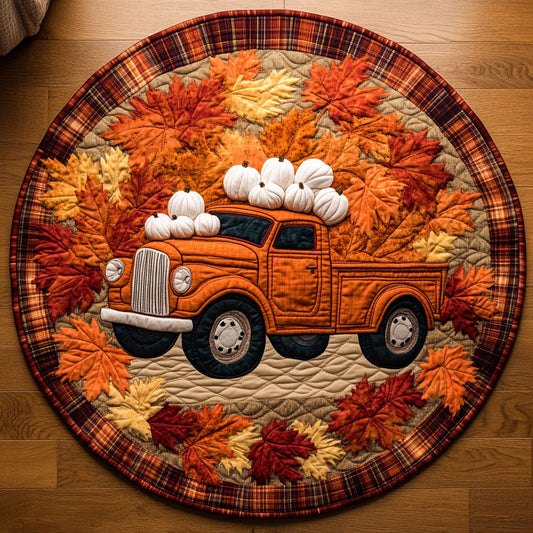 Cozy Cargo Truck WN3007026CL Quilted Round Mat