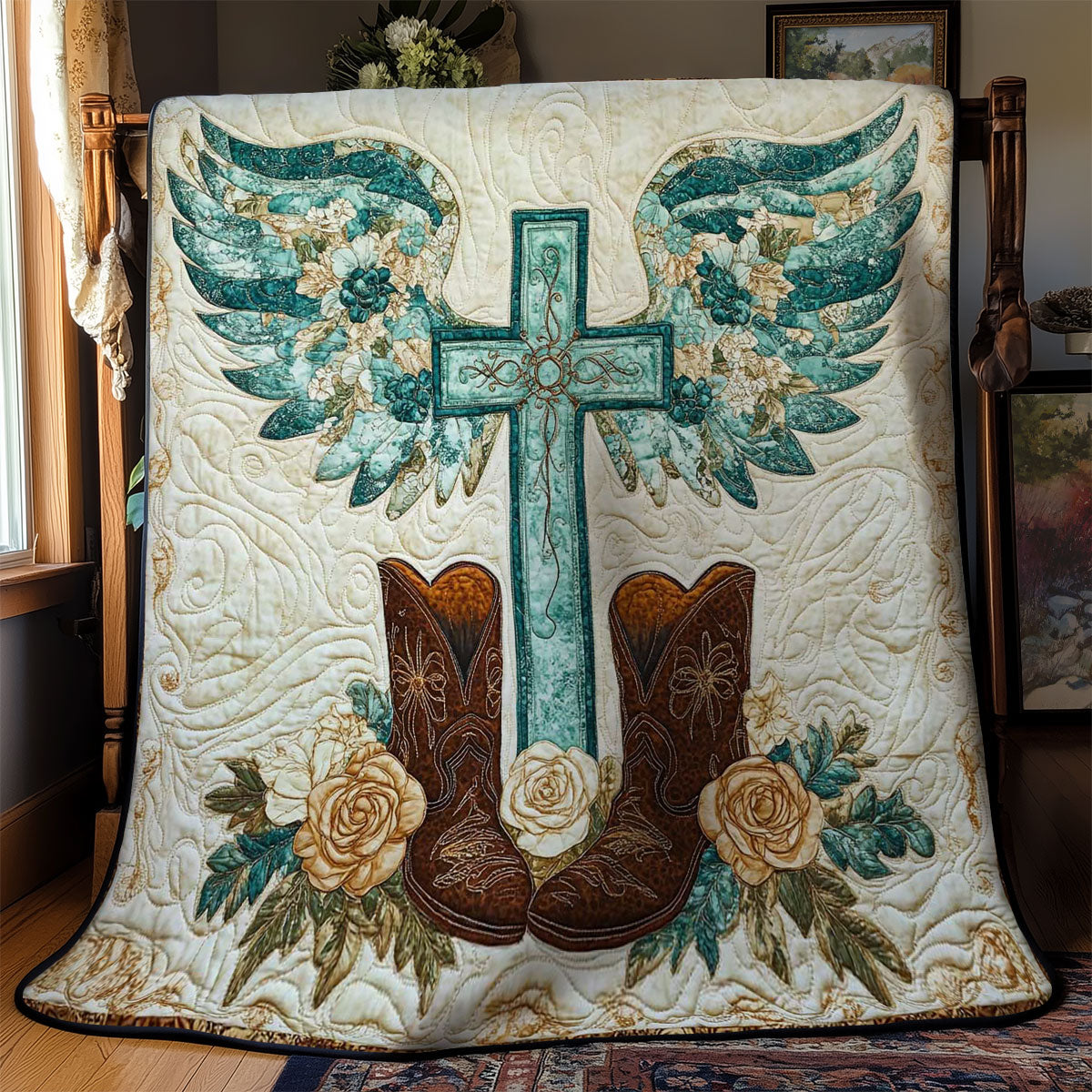 Cross And Spurs WN2301004CL Quilt