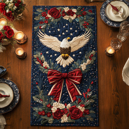 Bald Eagle Spirit WN1206042CL Quilted Table Runner