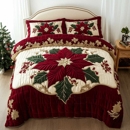 Poinsettia Elegance WN2803038CL Duvet Cover Set